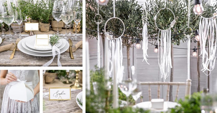 Italienskt jordnära bröllopstema