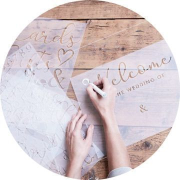 Schabloner & stämplar