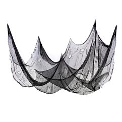 Svart tygnät, 76x300cm