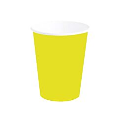 Pappmuggar - Neongul, 6-pack