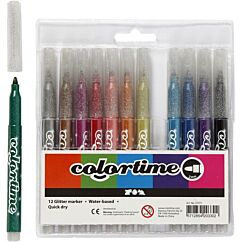 Colortime Kimalletussit, 12kpl