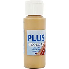 Plus Color Askartelumaali, Akryylimaali, Kulta. 60 ml