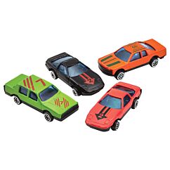 Muoviset pikkuautot, 12 kpl.