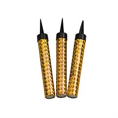 Isfackla - guld, 3st