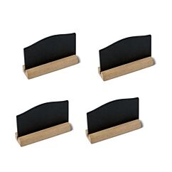 Små skyltar - Krittavlor med fot, 4-pack