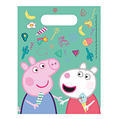 Muoviset kaverilahjapussit, Pipsa Possu Peppa Pig, 6 kpl