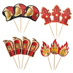 Cake Picks Brandman, 12-pack