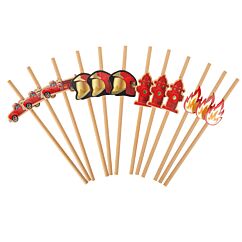 Sugrör - Brandman, 12-pack