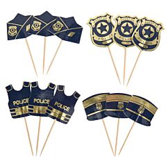 Dekorationspinnar, Polis, 12-pack