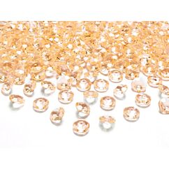 Timanttikonfetit - kultakeltaiset 100 kpl
