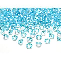 Vaaleanturkoosit timanttikonfetit