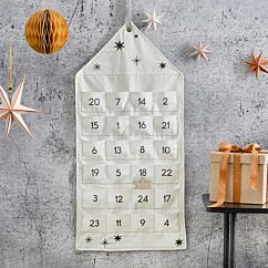 Adventskalender med fickor