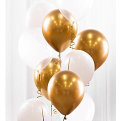 Ballongbukett - Guld