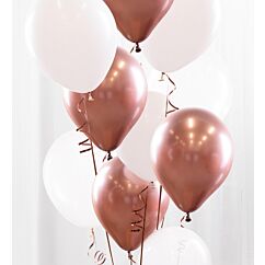 Ballongbukett - Roséguld