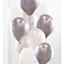 Ballongbukett - Silver
