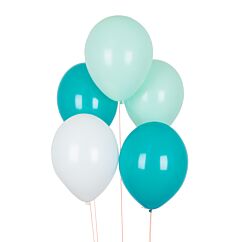 Ballonger - Aqua Mix, 30cm, 10-pack