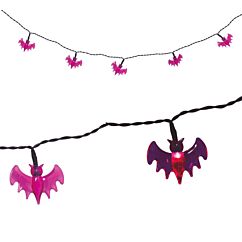 Halloween LED-ljus - Fladdermus, Lila