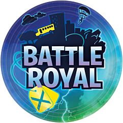 Pahvilautaset - Battle Royal, 23cm, 8kpl