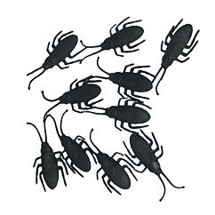 Halloween konfetti - Kackerlacka, 10-pack