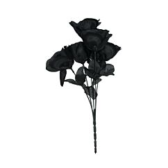 Blombukett - Svarta rosor, 35cm