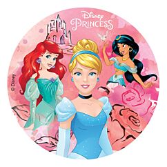 Tårtbild - Disney Prinsessor, 20cm