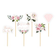Cake Picks - Bride to Be, 6-pack