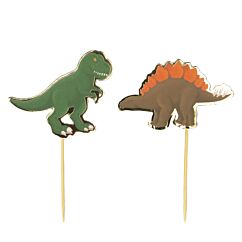 Cupcake Toppers - Dinosaurier, 10-pack