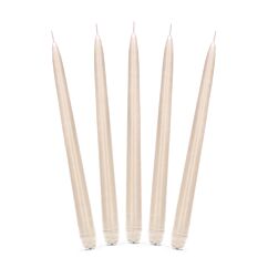 Hienot vaaleanpunaiset kynttilät, 10 kpl.