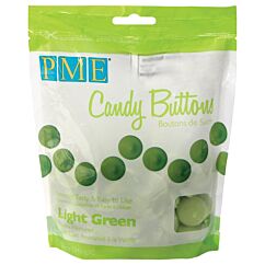 PME Candy Buttons Chocolate Brown - Suklaanruskeat sulatettavat napit, 200g.