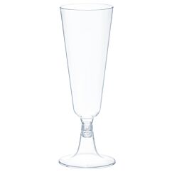 Champagneglas, plast, 18cl, 6-pack