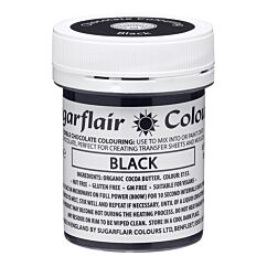 Chokladfärg Sugarflair Chocolate Paint - Svart, 35g