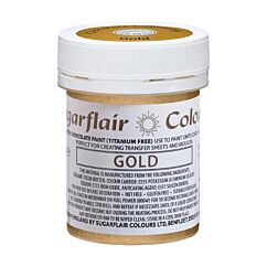 Chokladfärg Sugarflair Chocolate Paint - guld, 35g