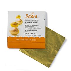  Folieark - Guld, 10cmx10cm, 150-pack