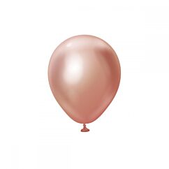 Ballonger - Chrome Rose Gold, 13cm, 25-pack
