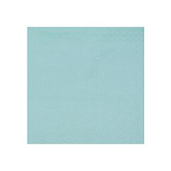 Små cocktailservetter - Ljusblå, 25-pack