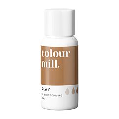 Oljebaserad livsmedelsfärg, 20 ml - Clay