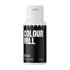 Oljebaserad livsmedelsfärg, 20 ml - Black