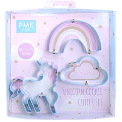 Utstickare -  Unicorn, 3-pack
