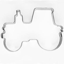 Metallinen avaruusraketti-muotti.