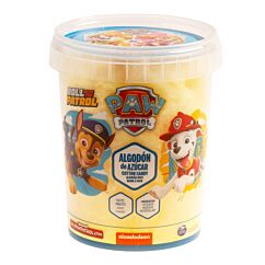 Gul sockervadd på burk - Paw Patrol + klistermärken