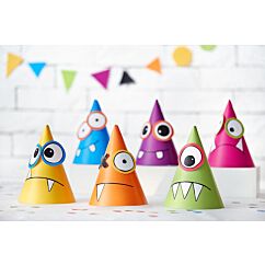 Party Hat Monsters - Gör det själv