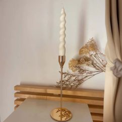 Spiralljus - Naturvit, 18 cm