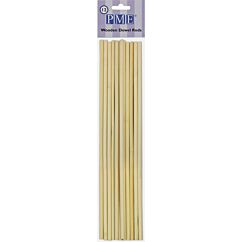 Tårtpälare i trä - 30cm, 12-pack