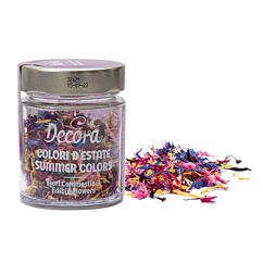 Ätbara torkade blommor - Kornblomma och ringblomma