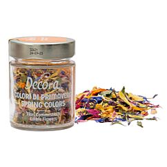 Ätbara torkade blommor - Vårfärger