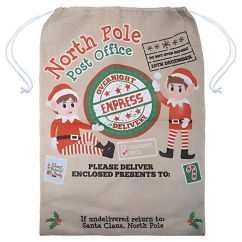 Elves Behavin' Badly - Julsäck, 70cm x 50 cm