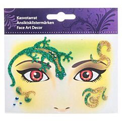 Ansiktsklistermärken - Ödla