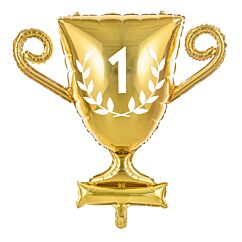 Folieballong, Guldpokal, 64x61cm