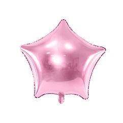 Vaaleanpunainen tähti foliopallo