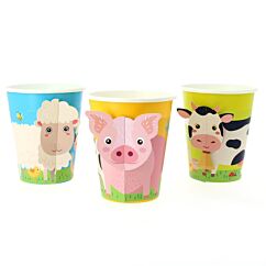 Pahvimukit, Maatilan Eläimet, 6 kpl.